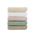 Oversized Quilted Throw With Soped Edges Blush 60X72