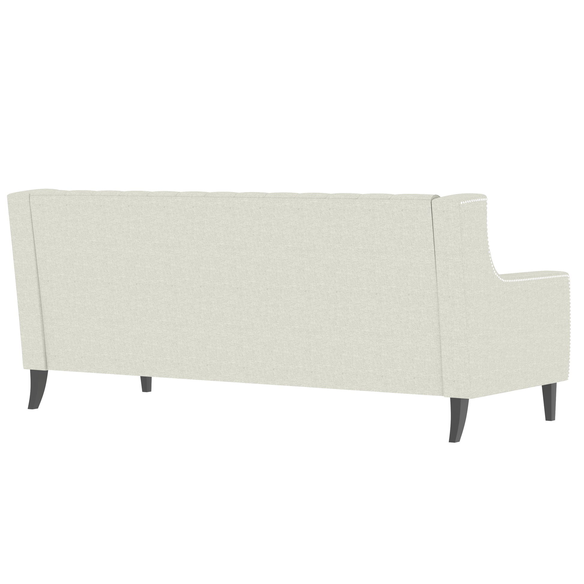 78.75'' 3 Seater Sofa, Button Tufted Backrest With Comfy Cushion, Mid Century Modern Couches For Living Room, Upholstered Comfy Sofa Couch For Bedroom, Apartment Beige Polyester 3 Seat