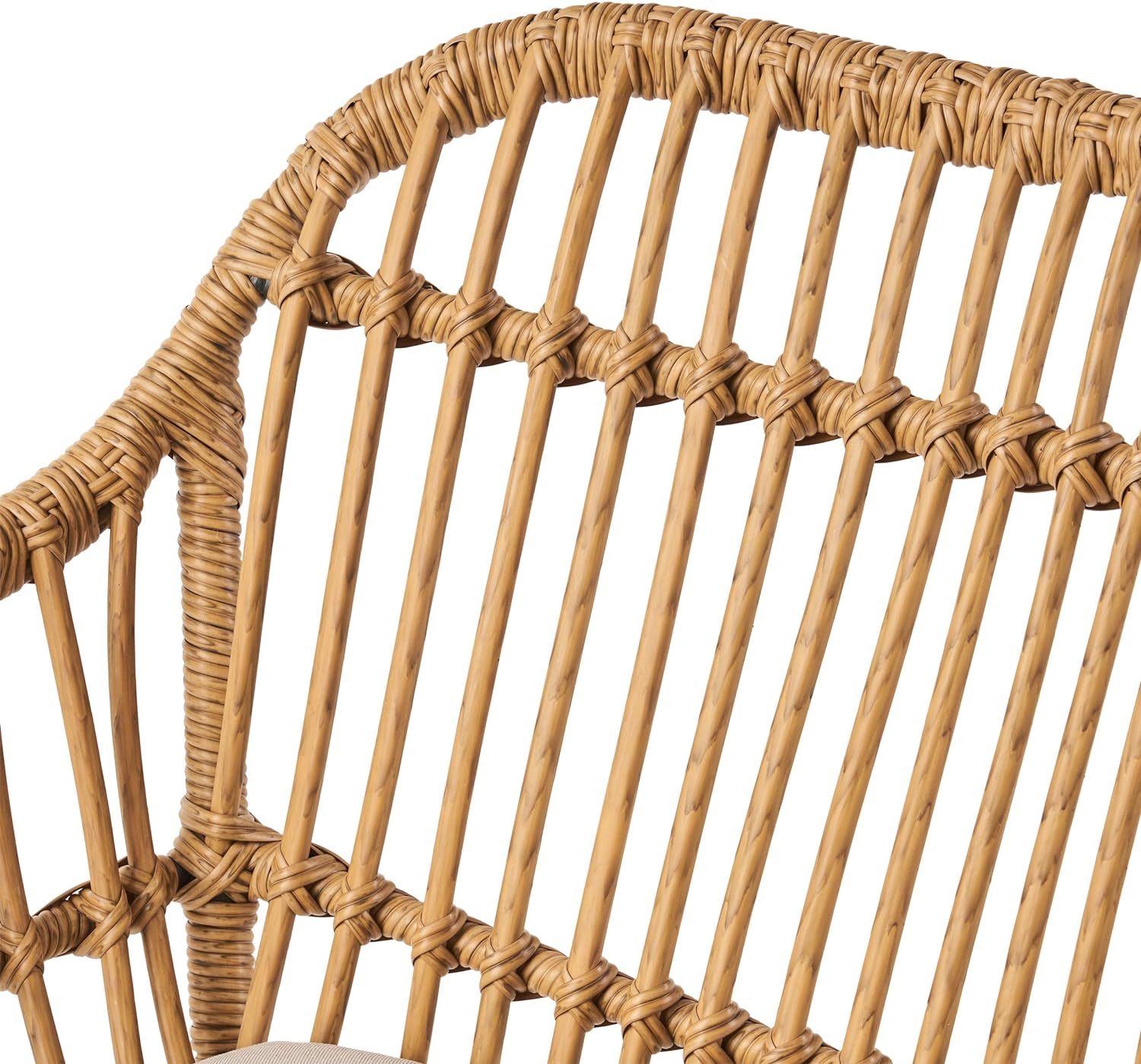 Orlando Chairs Brown Beige Iron Plastic