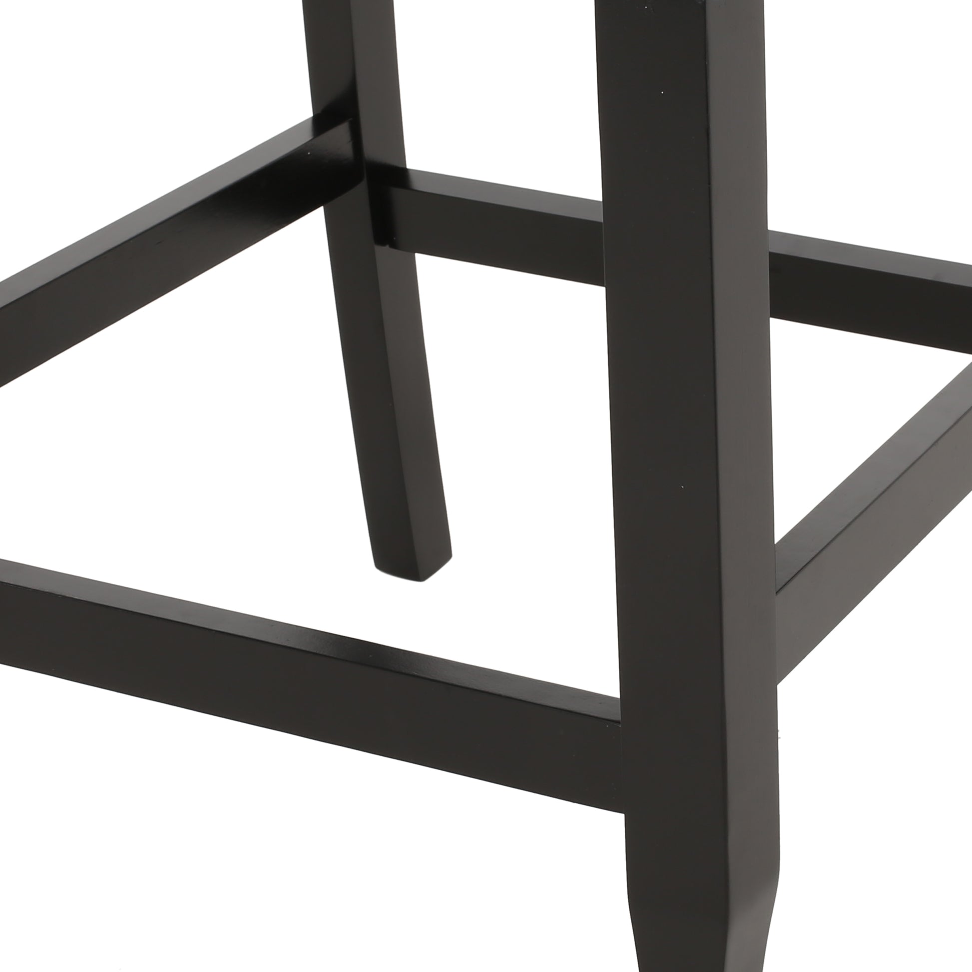 Vienna Contemporary Fabric Tufted Wingback 27 Inch Counter Stools, Set Of 2, Teal And Dark Brown Teal Fabric