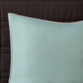8 Piece Comforter Set Seafoam Grey Queen Queen Multicolor Polyester