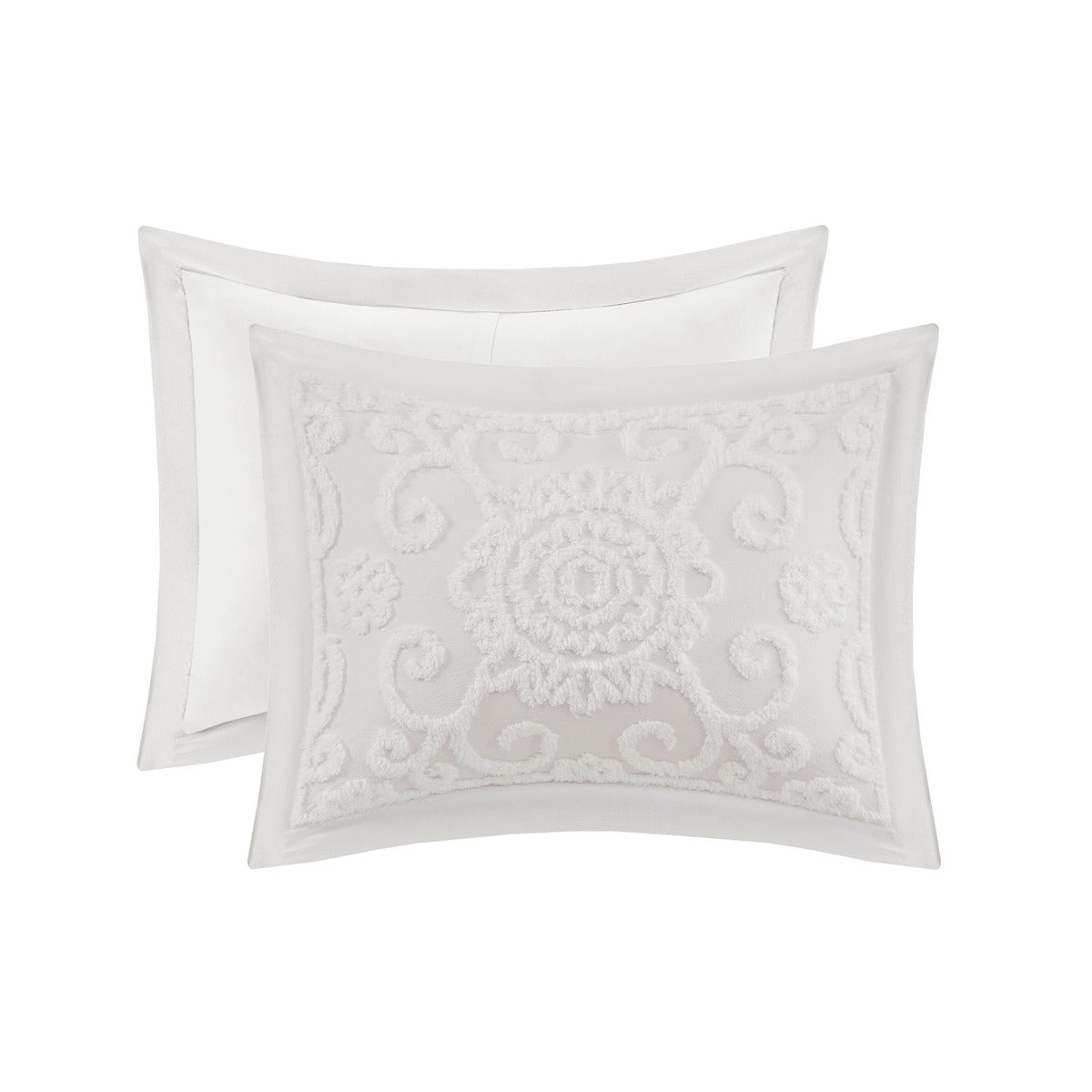 Comforter Mini Set Ivory Full Queen Full Ivory Cotton