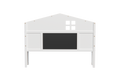 Headboards For Full Size Montessori Floor Bed White,Freely Collocation White Mdf