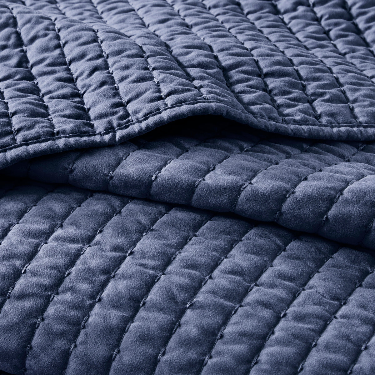 3 Piece Quilt Set Navy King Cal King King Navy Polyester
