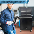 Tool Chest,5 Drawer Rolling Tool Storagecabinet With Enhanced Packaging, Detachabletop Tool Box, Metal Tool Cart For Garageworkshop,Black Black Iron