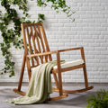 Nuna Rocking Chair With Cushion 5Cm Teak Acacia Wood