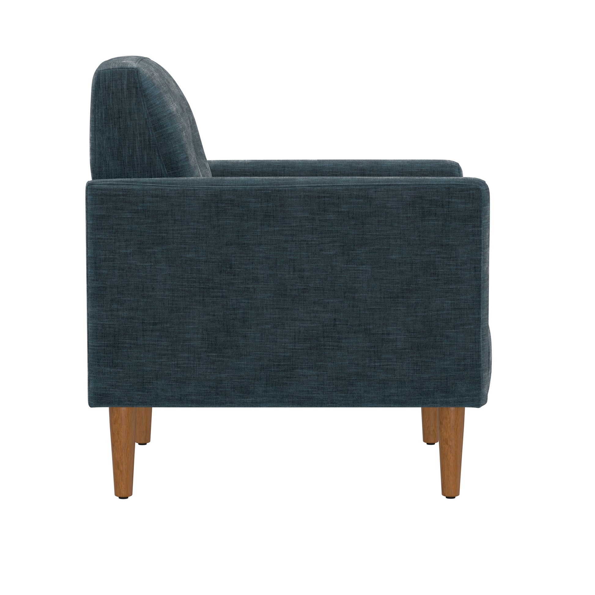 Joanne Blue Accent Chair Blue Foam Engineered Wood