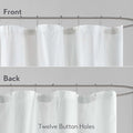 Ombre Printed Seersucker Shower Curtain Aqua 72X72