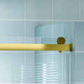Roller Set With Wall Brackets And Anti Jump Knobs Only, 24D01P10 Gx Gold Stainless Steel