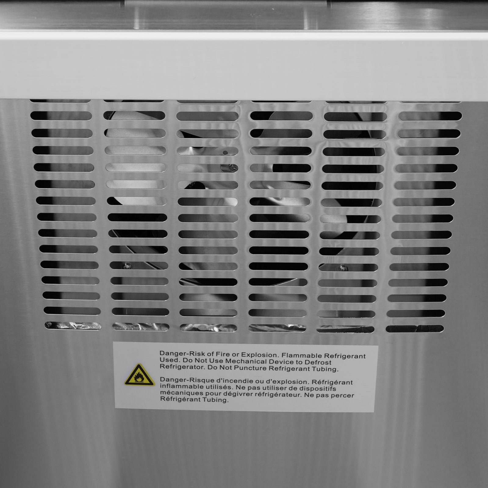 54"W Commercial Freezer 2 Section 2 Solid Door Stainless Steel Interior And Exterior Construction Reach In Freezer 42.2 Cu.Ft. Upright Fan Cooling Freezer For Restaurants And Commercial Environments