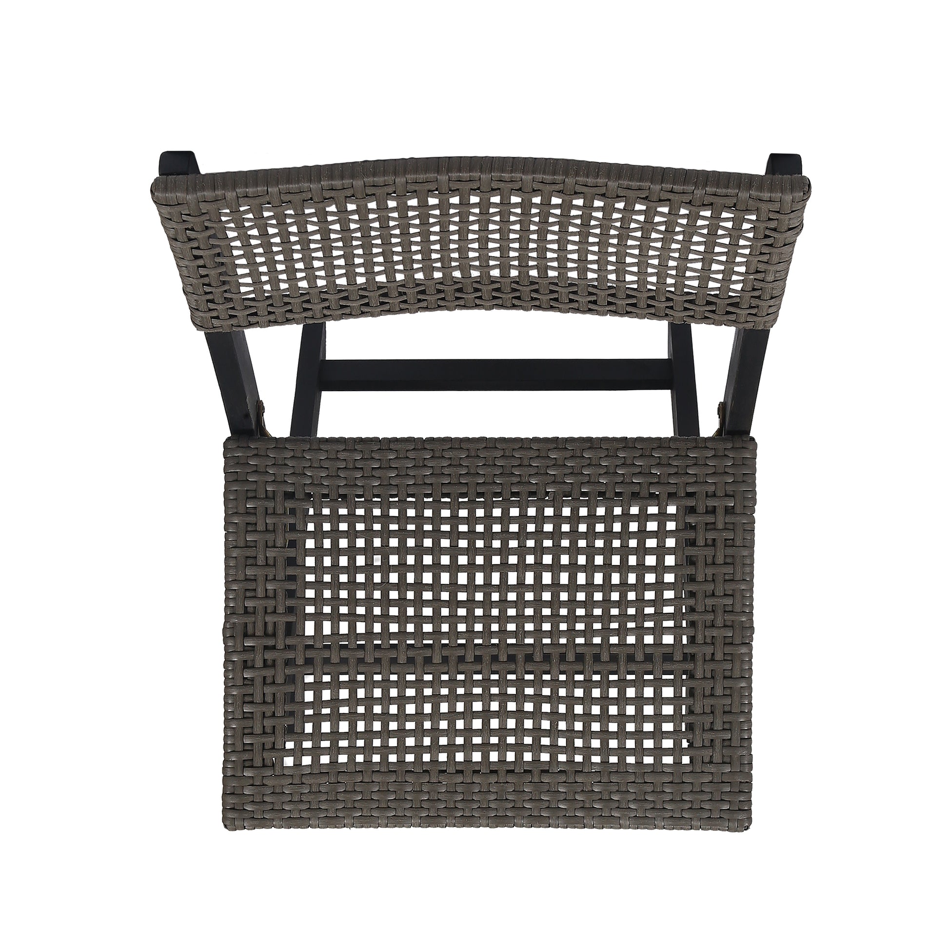 Hillside Bistro Chair,Set Of 2 Grey Brown Wood