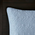 Reversible Quilt Set Blue Twin Twin Xl Blue Cotton