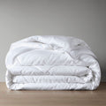 Oversized Down Alternative Comforter White Full Queen White Nylon