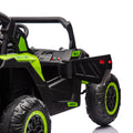 24V Two Seater Kids Ride On Utv W Parents Remote Control,Four Wheel Suspension,Slow Start,Large Wheel Design,Anti Collision Bar,Storage Space,Music,Usb,Bluetooth,Volume Control,Led Lights For Kids 3