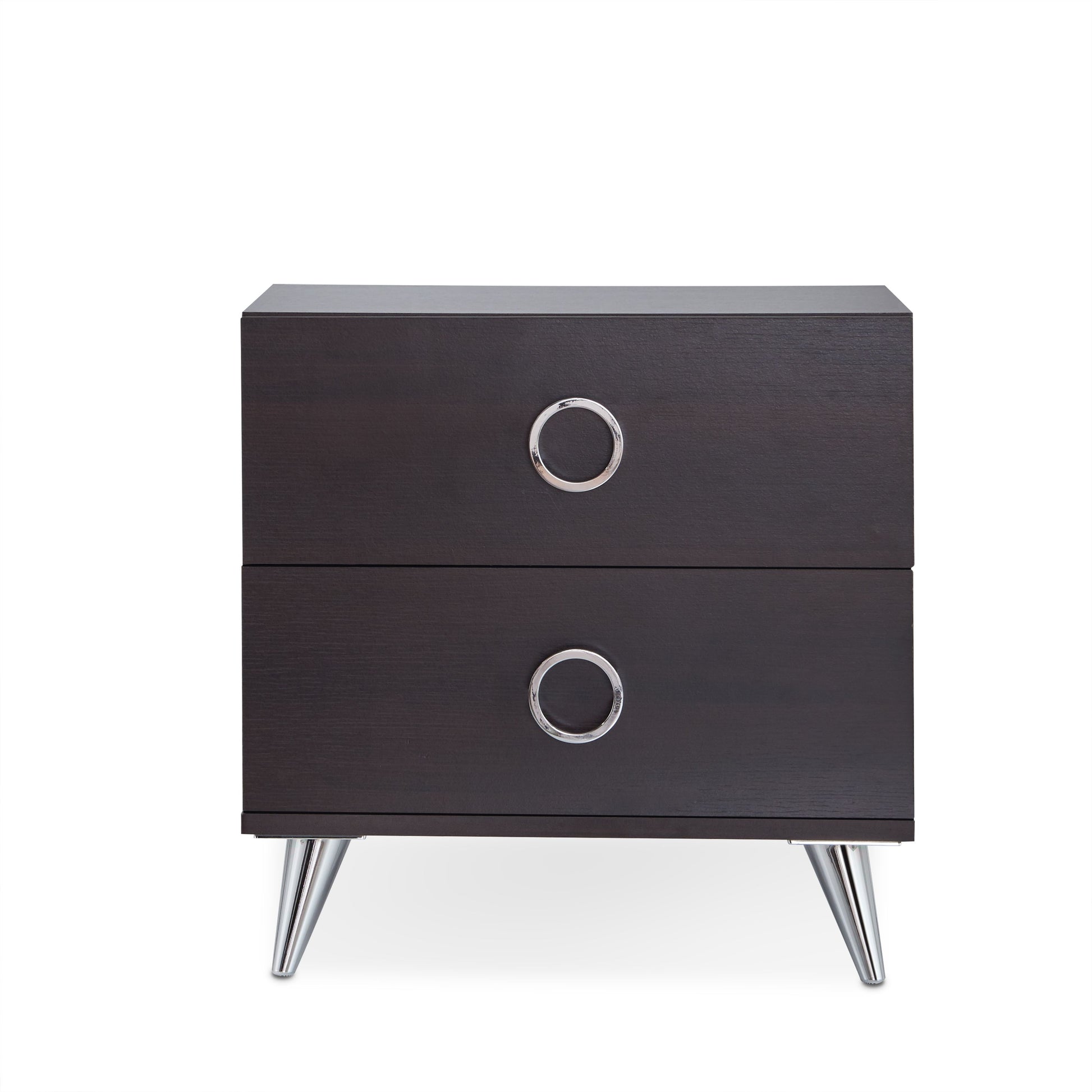 Elms Espresso Finish Accent Table Espresso Synthetic Wood