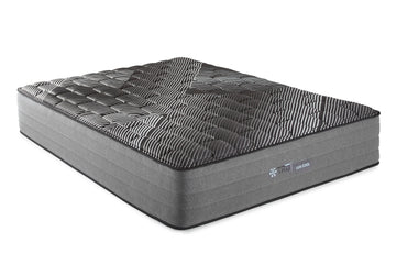 14" Pure Ice Lux Firm Quilted Full Mattress Black Foam Spring Full