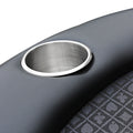 95 Inches Poker Table Model 18755 Black With Cup Holders And Chips Tray Black Primary Living Space Modern Plastic,Wood