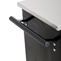 7 Drawers Multifunctional Tool Cart With Wheels Black Blue Black Blue Steel