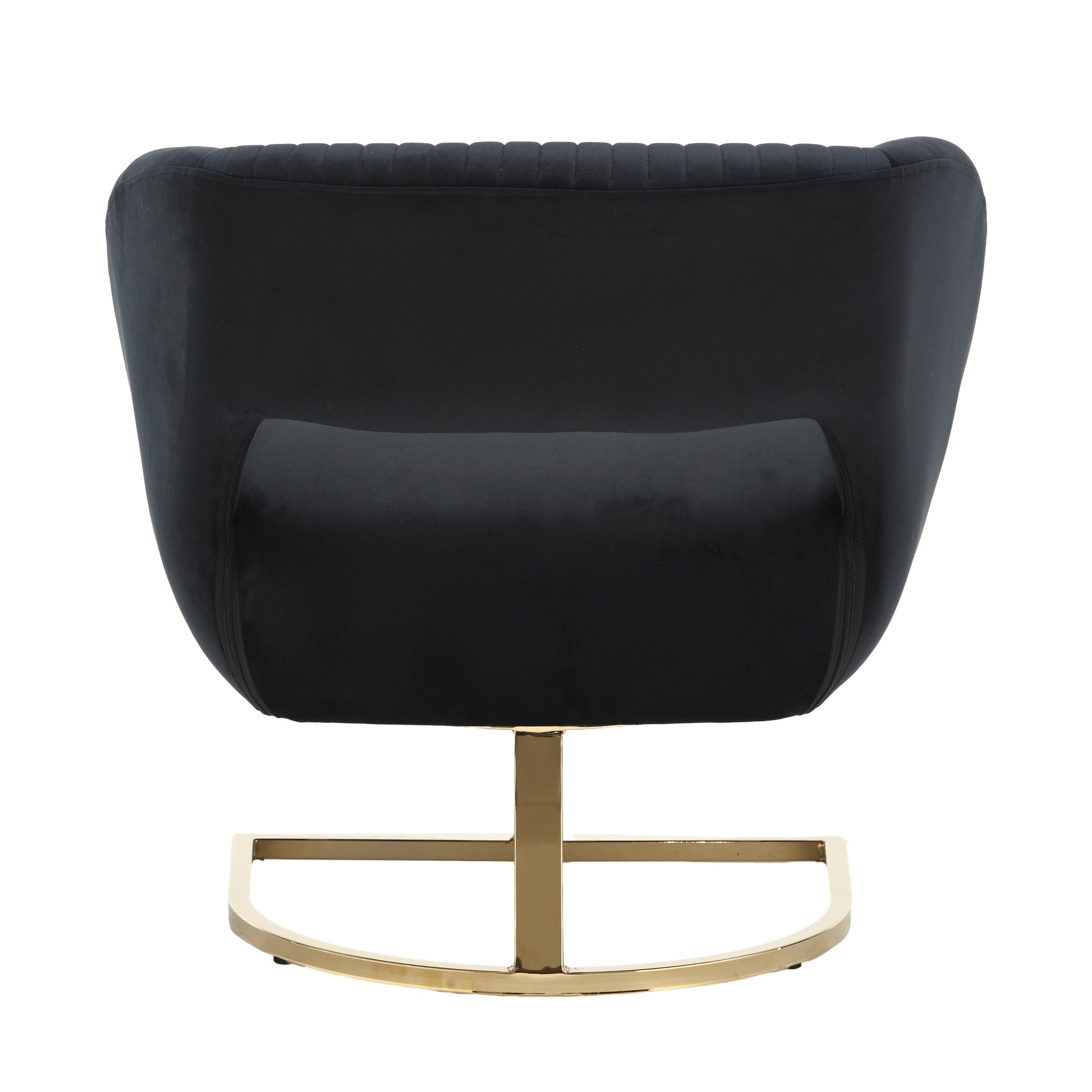 Coolmore Modern Chair With Velvet Fabric, Mid Century Chair With Wide Upholstered, Armchair For Living Room, Lounge, Bedroom Black Black Primary Living Space Foam Velvet