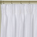 Newport Cotton Lining Window Curtains For Bedroom, Linen Curtains For Living Room, 84 Inches Long Curtains For Living Room, White White Linen