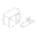 Student Desk With Hutch Home Office Desk 39
