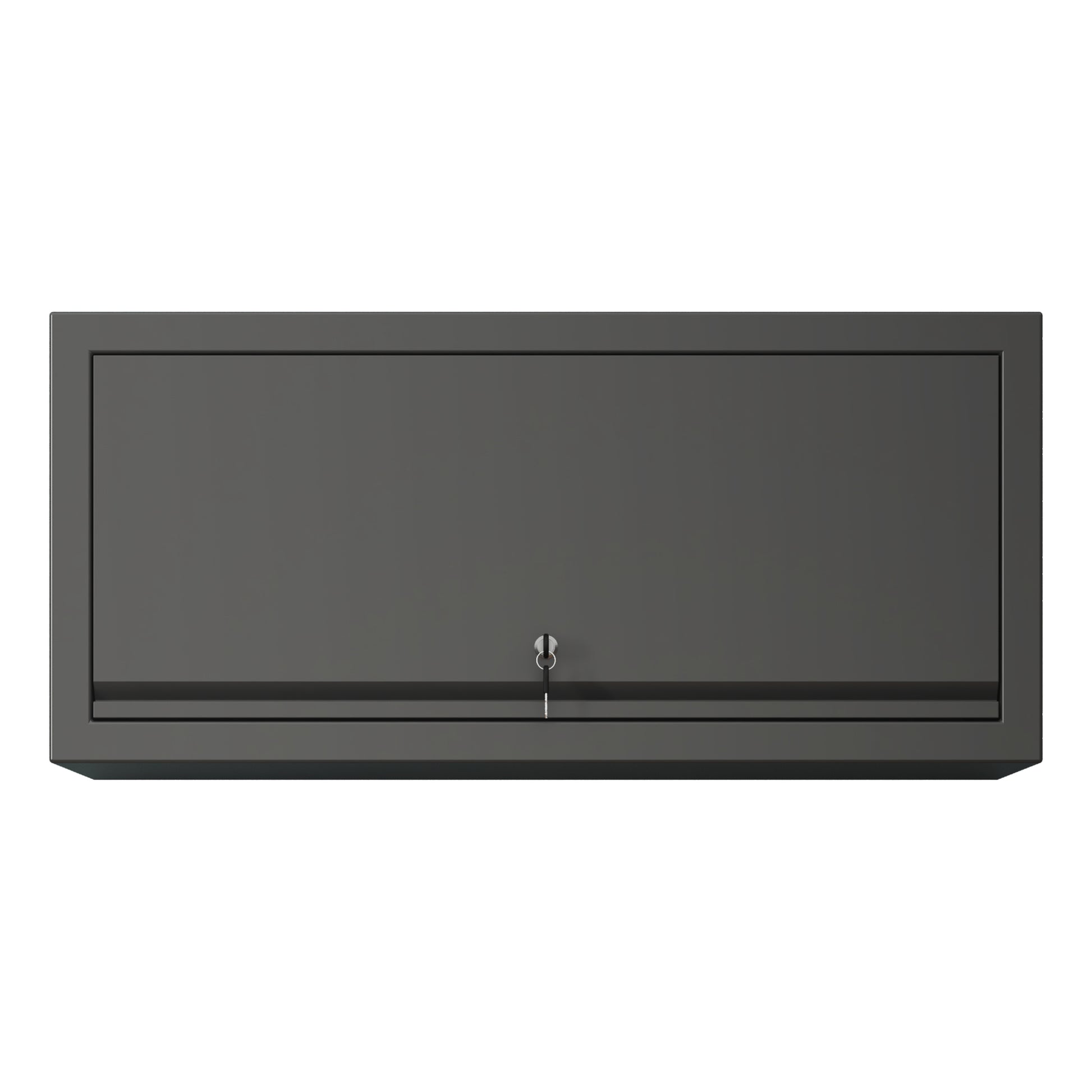 Heavy Duty Metal Wall Mounted Tool Storage Cabinet Steel Metal Garage Storage Cabinet For Garage Workshop Assembly Required Black Modern Metal