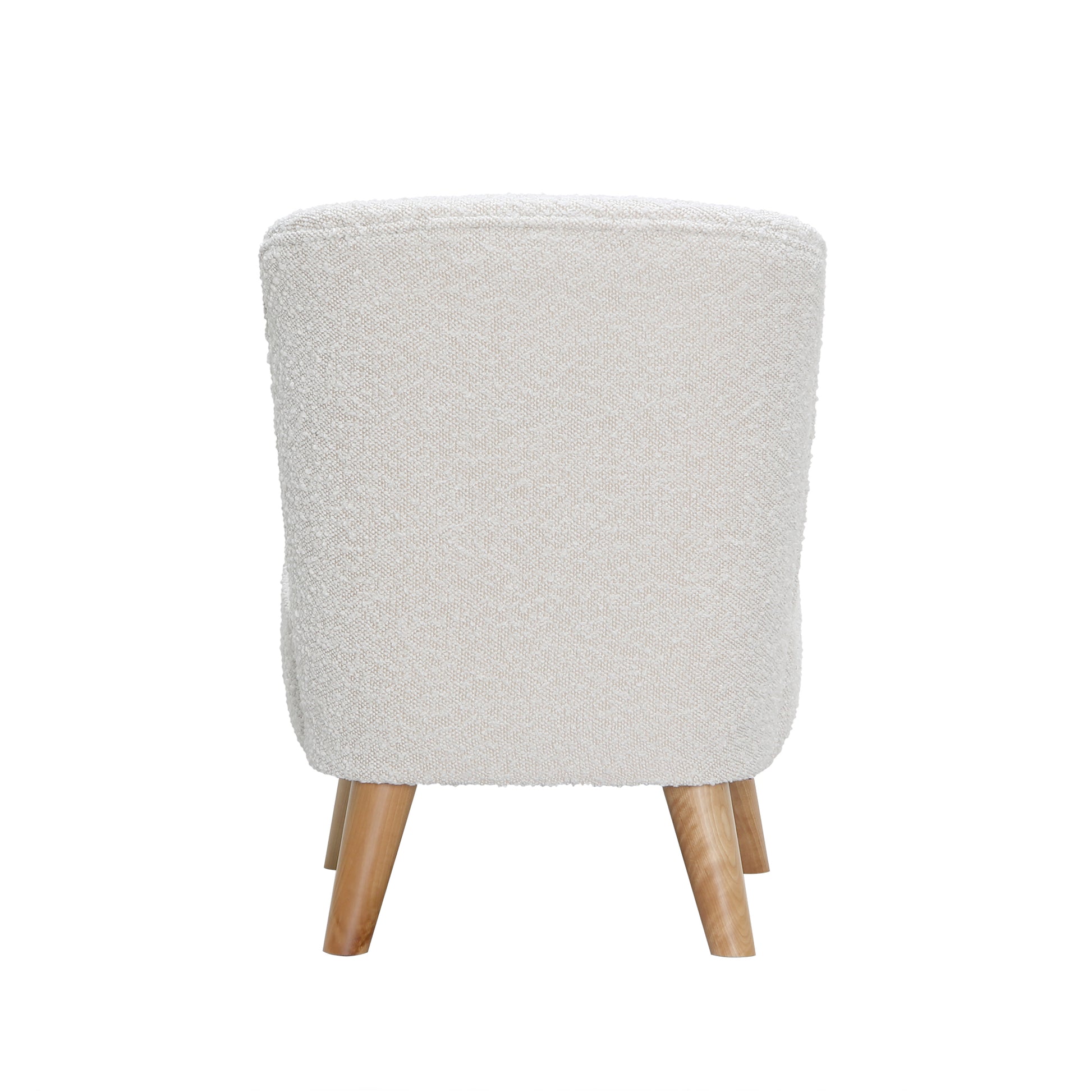 Juni Kids Chair In Boucle Cream Fabric