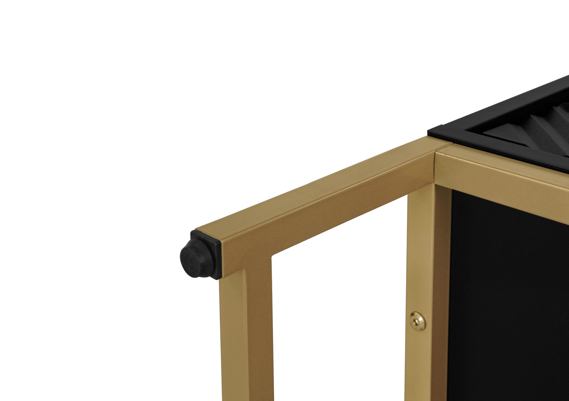 3 Drawer Storage Cabinet,3 Drawer Modern Dresser, Chest Of Drawers With Decorative Embossed Pattern Door For Entryway,Living Room,Bed Room Black Particle Board Mdf