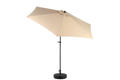 9Ft Outdoor Patio Umbrella Outdoor Table Umbrella With Push Button Tilt And Crank, Market Umbrella 6 Sturdy Ribsdeck, Backyard, Pool Base Not Included Khaki Khaki Garden & Outdoor Steel