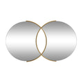 Wall Mirror Gold Iron