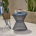 Nevada Side Table Navy Iron