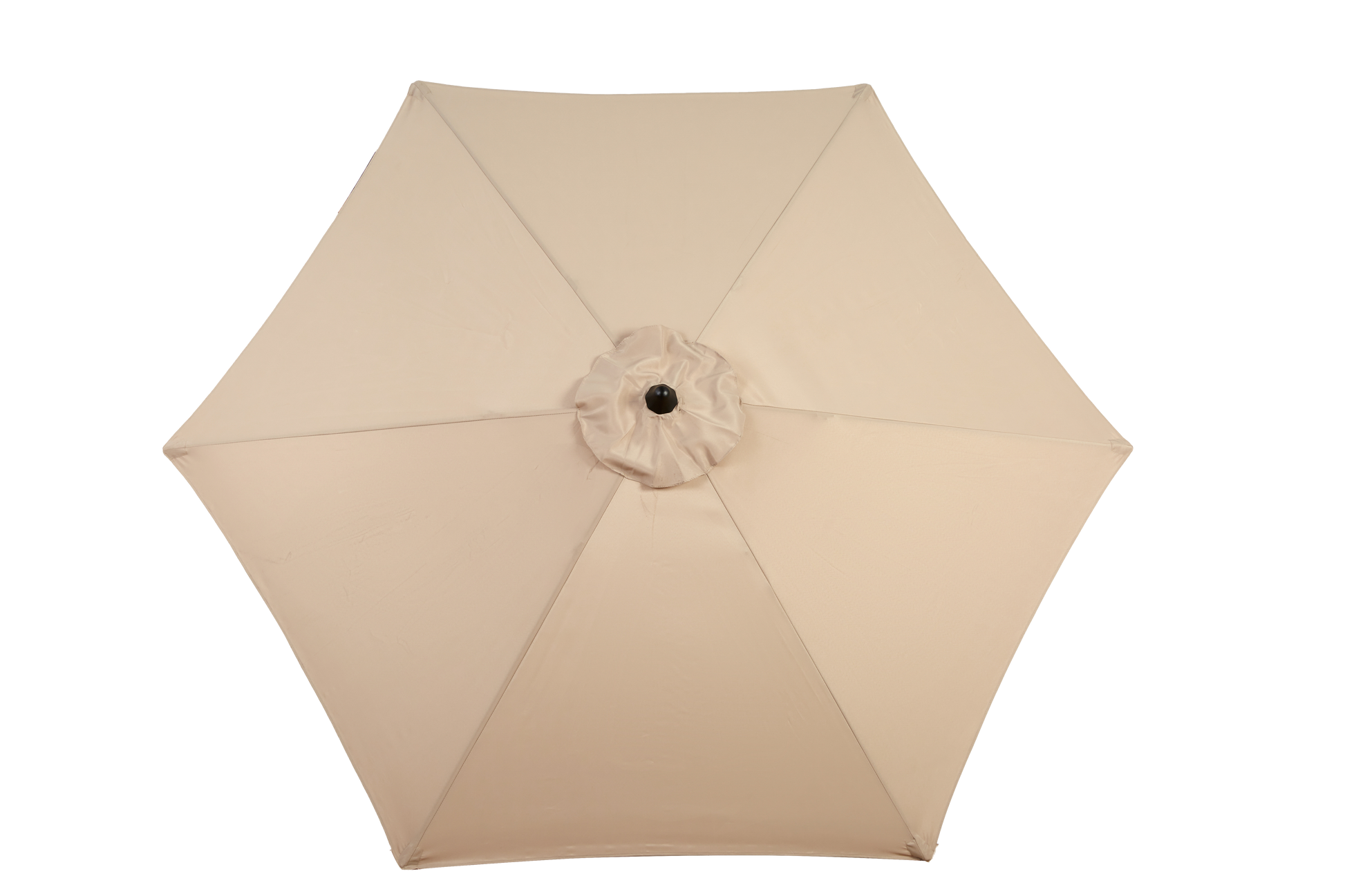 9Ft Outdoor Patio Umbrella Outdoor Table Umbrella With Push Button Tilt And Crank, Market Umbrella 6 Sturdy Ribsdeck, Backyard, Pool Base Not Included Khaki Khaki Garden & Outdoor Steel