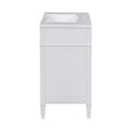 36'' Bathroom Vanity With Medicine Cabinet, Royal Blue Mirror Cabinet, Modern Bathroom Storage Cabinet With 2 Soft Closing Doors And 4 Drawers, Single Sink Bathroom Vanity 4 White 2 5 Bathroom Wall