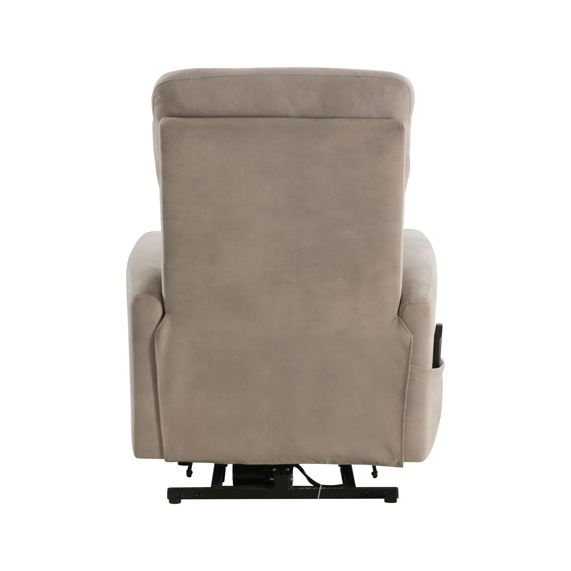 Power Lift Chair With Massage And Heat Comfort Brown Microfiber Upholstery Living Room Furniture 1Pc Power Reclining Motion Chair Brown Microfiber Wood Primary Living Space Plywood,Solid Wood