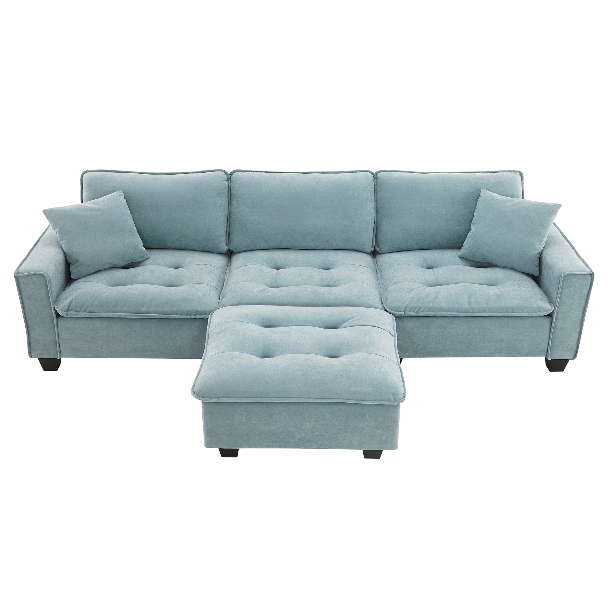 6006C Package Light Blue Suede 1 Seat