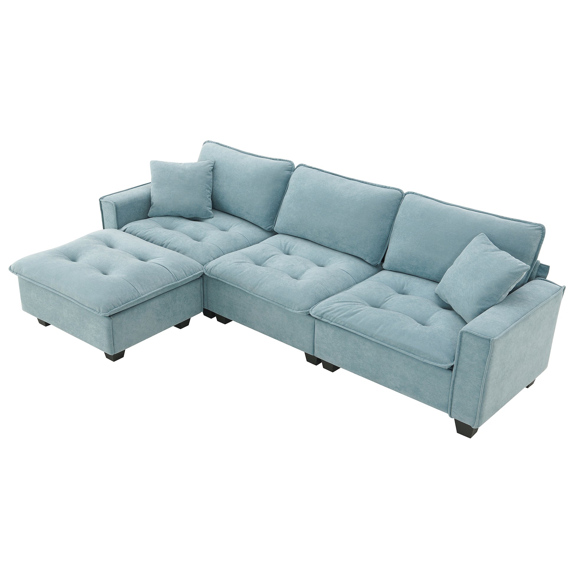 6006C Package Light Blue Suede 1 Seat