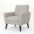 Club Chair Beige Fabric