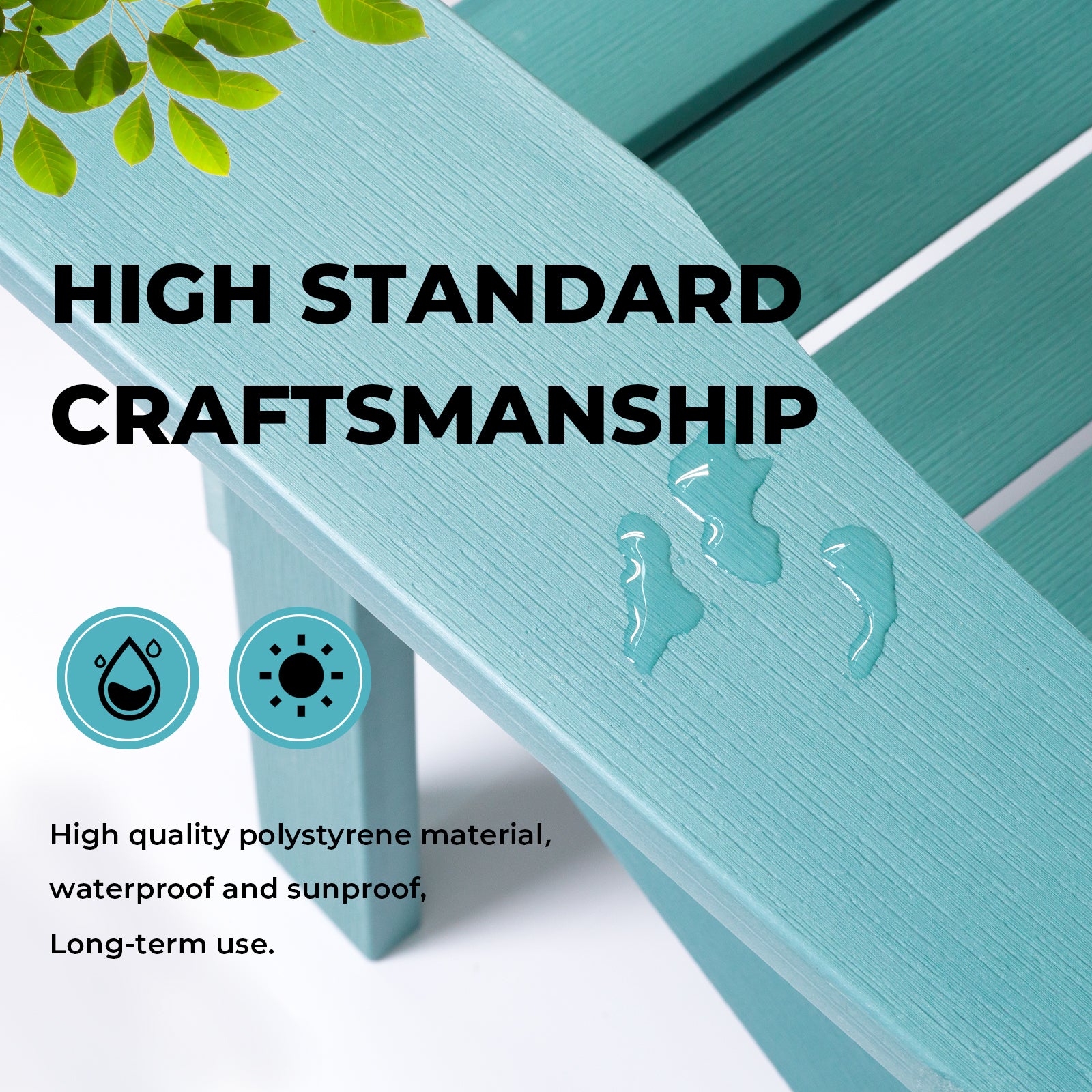 Adirondack Chairs Weather Resistant Plastic Fire Pit Chairs Adorondic Plastic Outdoor Chairs Suitable For All Outdoor Areas Seating Lifetime Blue Plastic