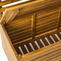 Sylmar Storage Bench With Rack Teak Acacia Wood