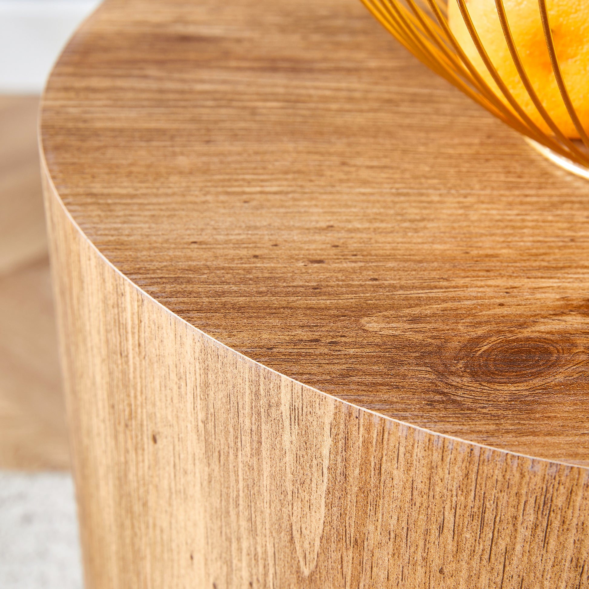 The Cylindrical Table With Its Patterned Design Can Be Easily Integrated Into A Variety Of Interior Styles, From Coffee Tables To Small Dining Tables, Workbenches Or Makeshift Writing Desks. Wood Mdf