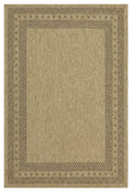 Earth Gc Ntl1007 Jute Mocha 5 Ft. 3 In. X 7 Ft. 3 In. Indoor Outdoor Area Rug Natural & Light Brown Polyester Polypropylene