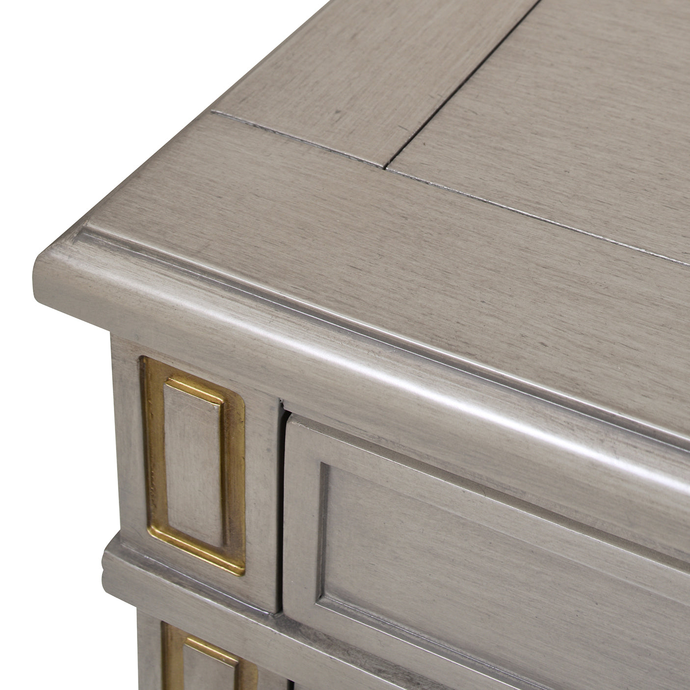 Dauphin 71" Tv Stand Storage Display Console Table, Grey Cashmere Wood Gray 70 79 Inches Solid Wood Mdf Solid Wood Mdf