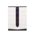 Vios Zebra White Hg Chest White Black Mdf