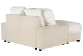 Shine Beige Lounger Sofa With Usb Beige Fabric