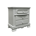 Flora Nightstand, Gray Finish Bd02205 Gray Wood