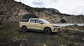 Ilander Lite Cruiser Roof Top Tent 140Cm, Entry Level Overland Aluminium Fold Out Style Car Roof Tent For Sedan Van Suv Truck Camping Waterproof,Windproof ,Sturdy Black Fabric Metal