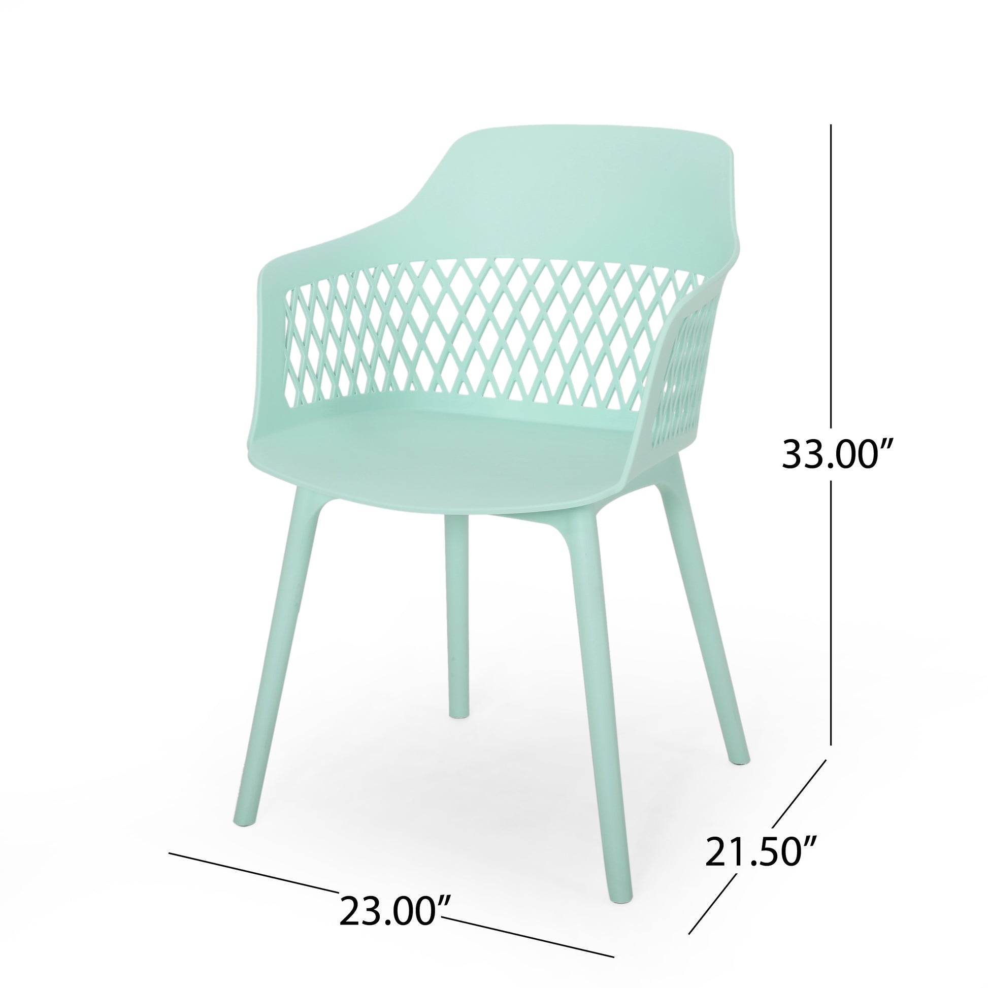 Azalea Chair Mint Polypropylene