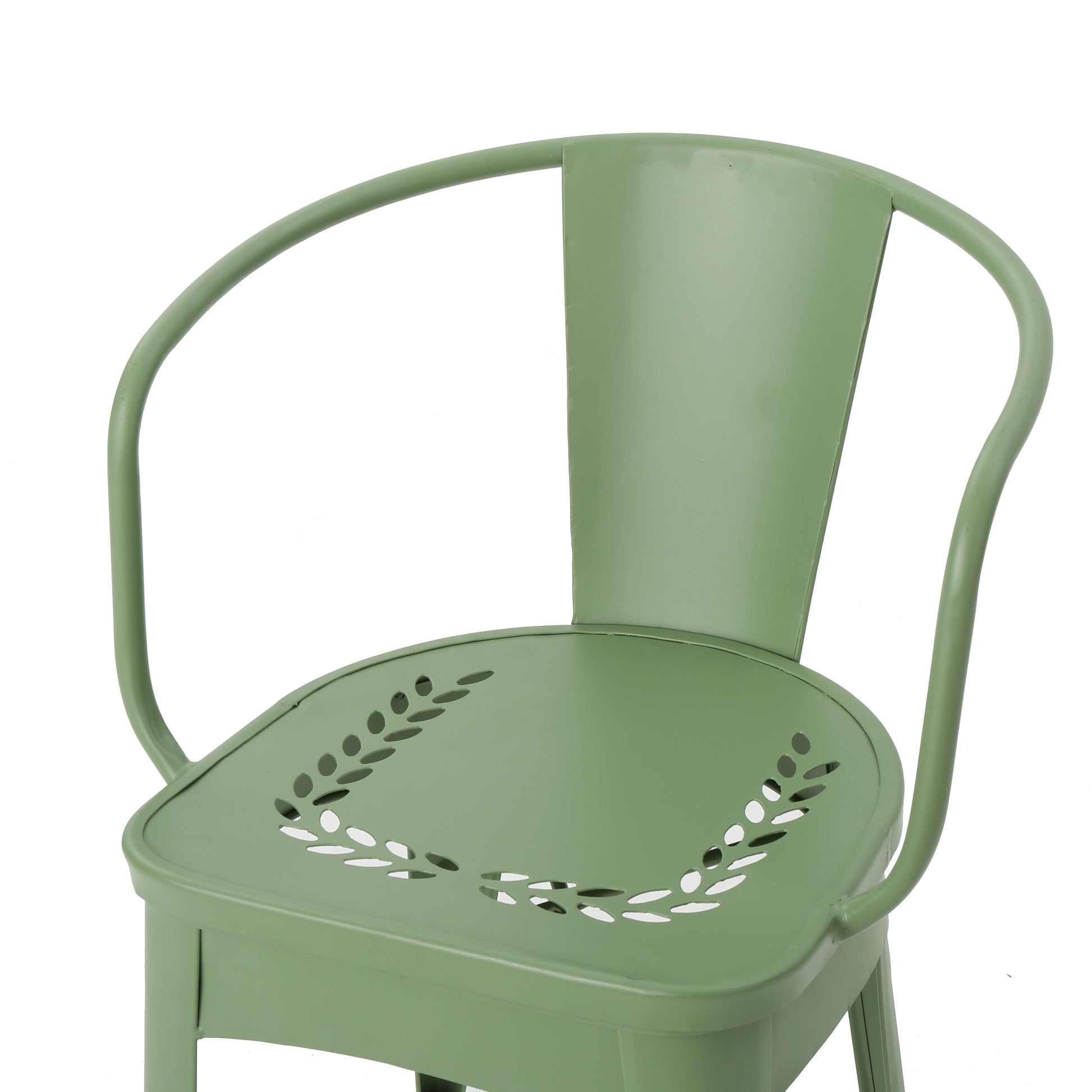 Lourdes 3 Pc Kd Metal Set Green Iron