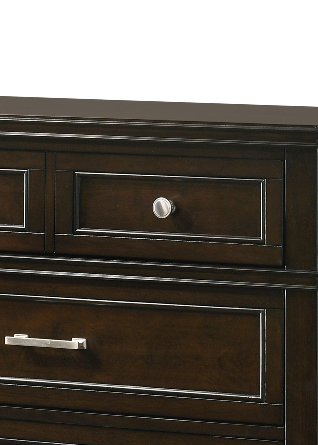 Merlot 5 Drawer Chest Mahogany Solid Wood Mdf