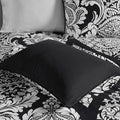 6 Piece Printed Duvet Cover Set Queen Multicolor Polyester